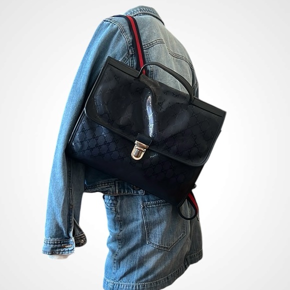 A239 - 💯% authentic Gucci Crystal KID backpack - Picture 2 of 16